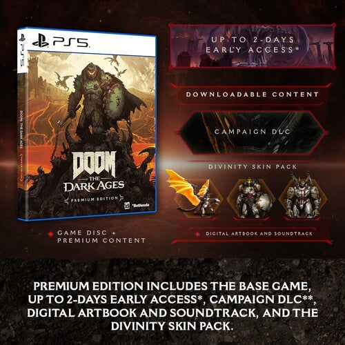 Doom The Dark Ages Premium Edition for Playstation5
