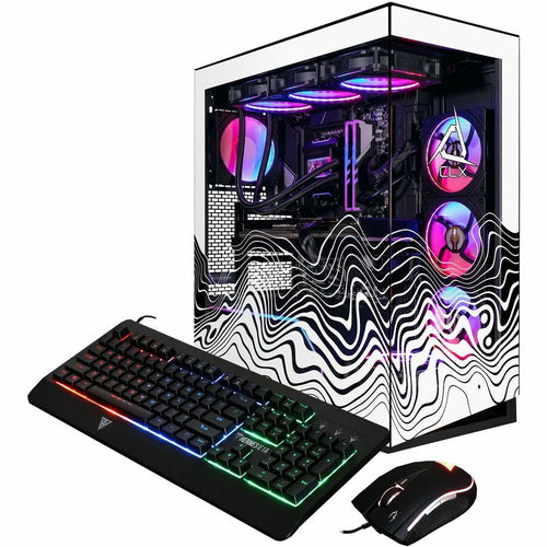 CLX Horus Gaming Desktop Computer-AMD Ryzen 7 9800X3D-64 GB-6 TB HDD-2 TB SSD-Mi